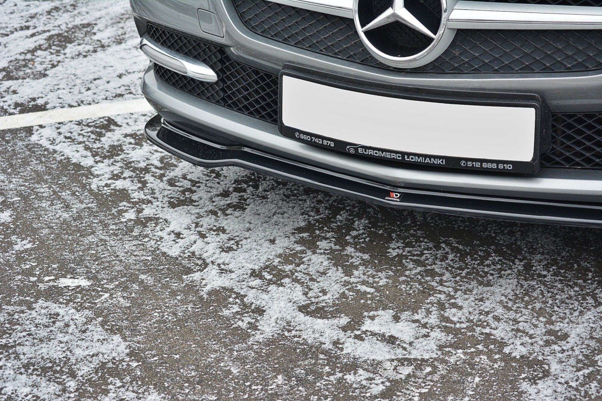 Front Ansatz V.1 für Mercedes SLK R172 schwarz Hochglanz