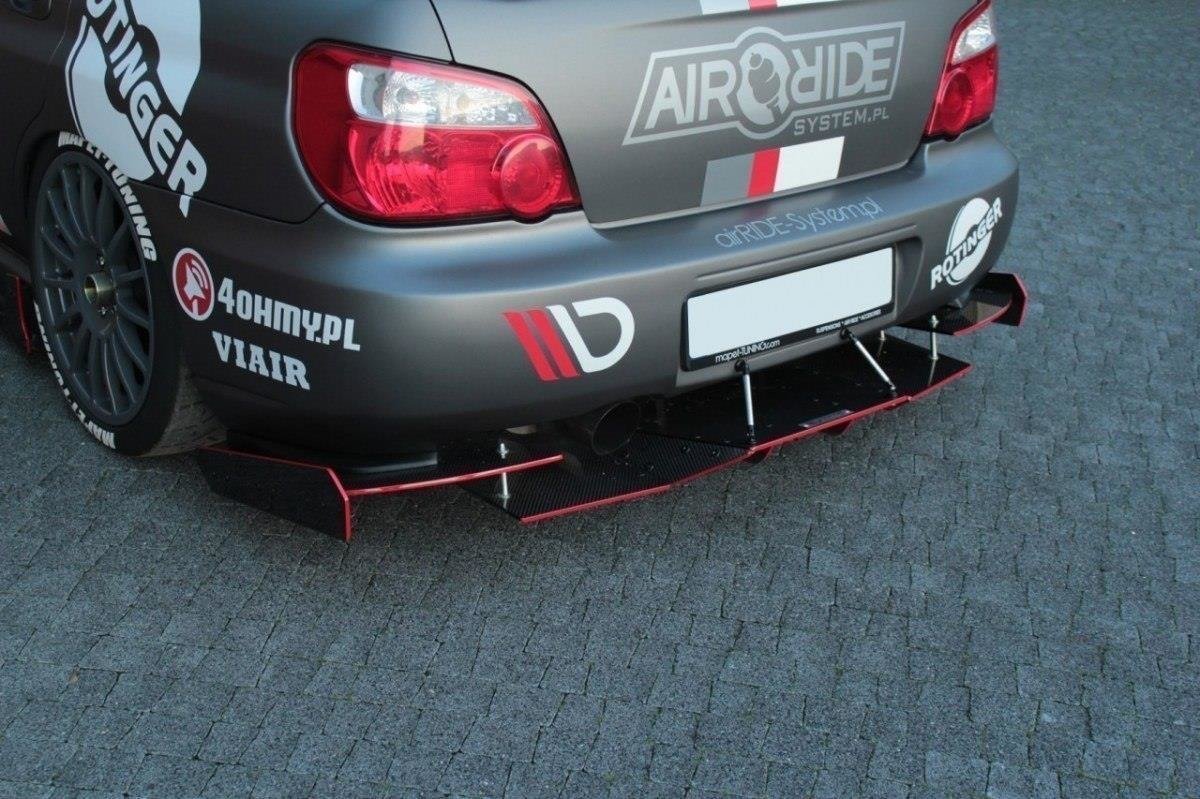 Diffusor Heck Ansatz für Heckschürze für Subaru Impreza WRX STI BLOBEYE
