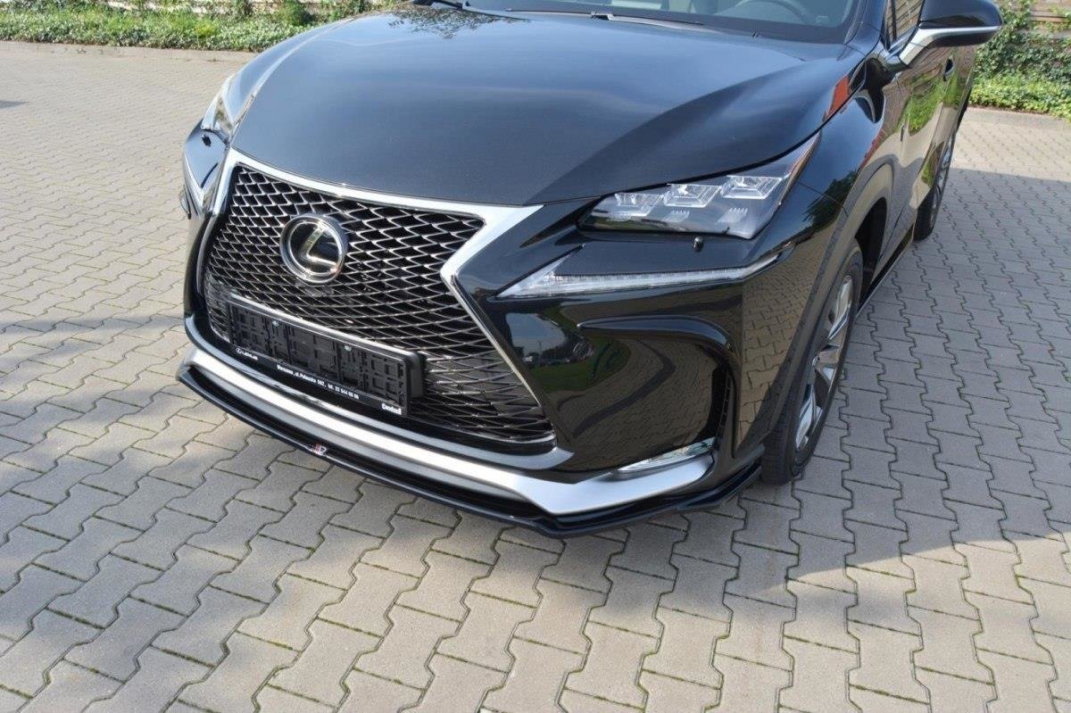 Front Ansatz V.1 für Lexus NX Mk1 F-Sport schwarz Hochglanz