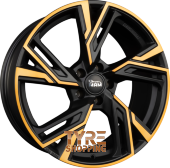 MAM MAM RS5 Matt Black Front Copper (MBFC) Einteilig 18 Zoll