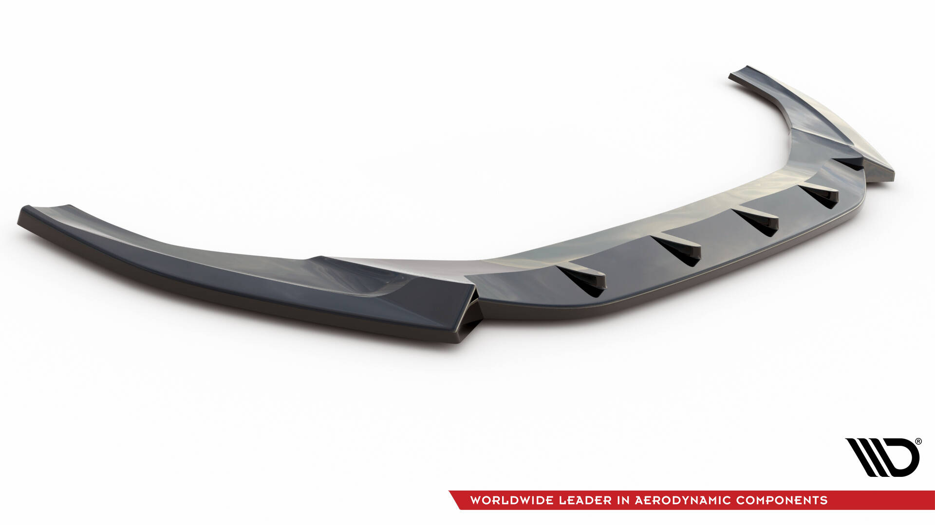 Street+ Spoilerlippe Front Ansatz V.2 passend für Audi S5 / A5 S-Line F5 FL schwarz Hochglanz