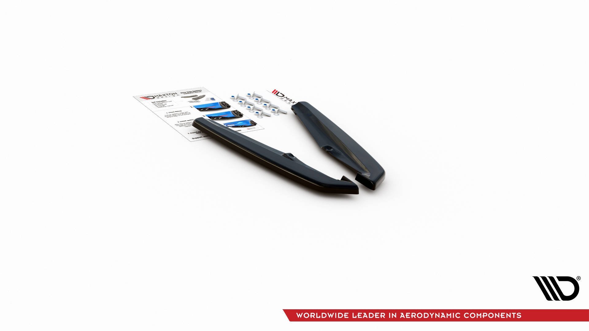 Street+ Heck Ansatz Flaps passend für Porsche Panamera Turbo 970 FL Carbon Look