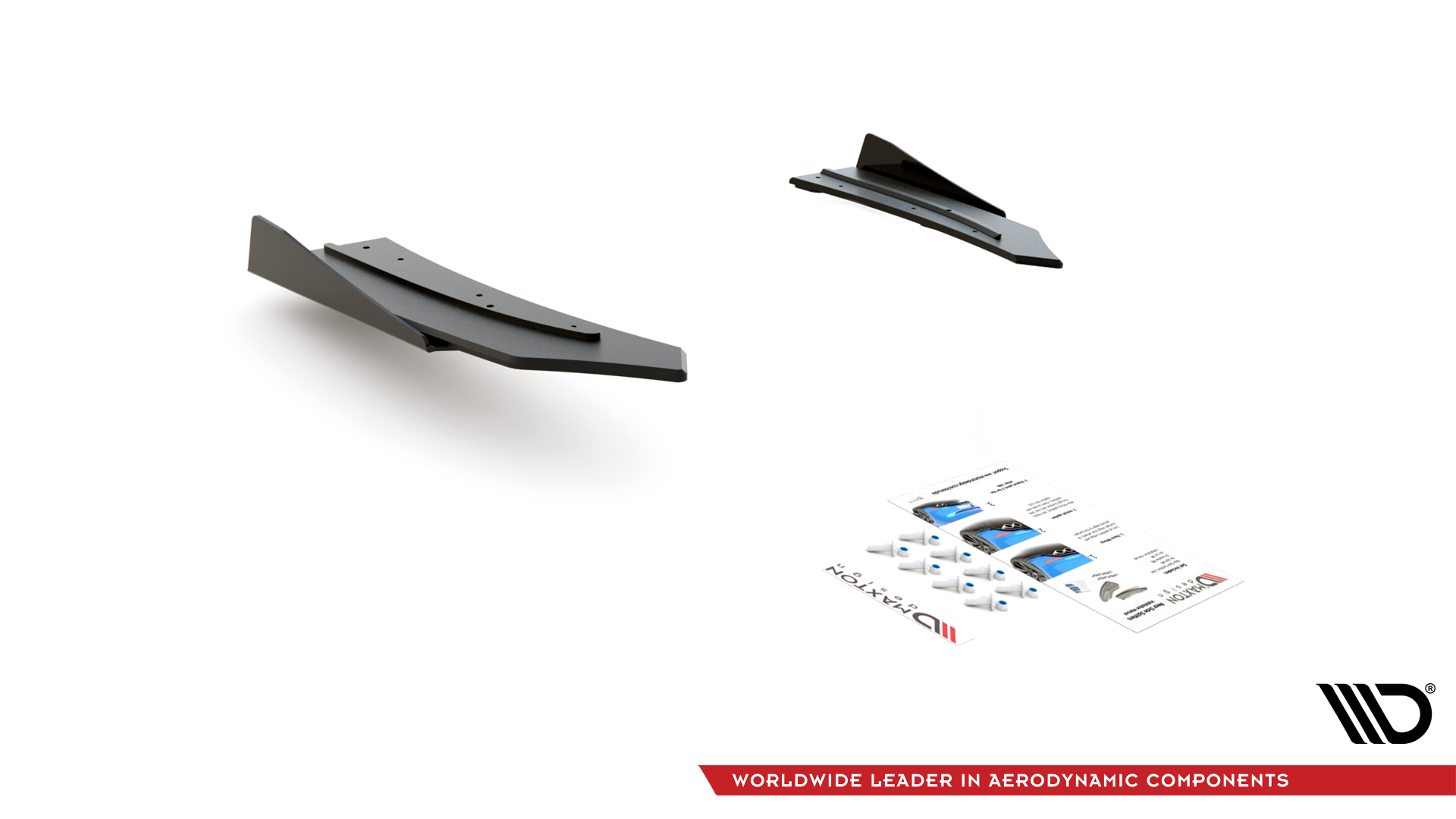 Street Pro Heck Ansatz Flaps passend für Mercedes-AMG C43 Coupe C205 schwarz Hochglanz