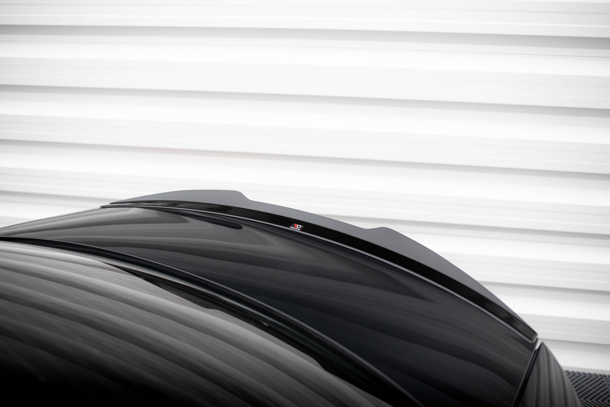 Spoiler CAP für Audi S4 B8 FL Limousine schwarz Hochglanz