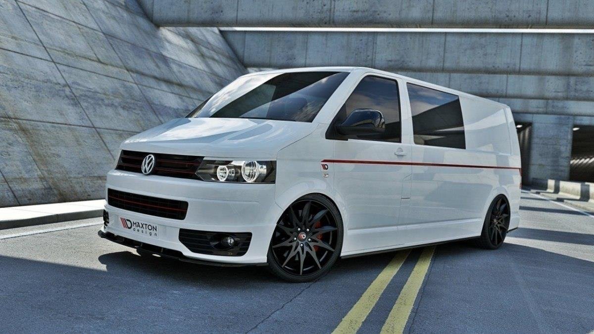 Front Ansatz für VW T5 SPORTLINE schwarz Hochglanz