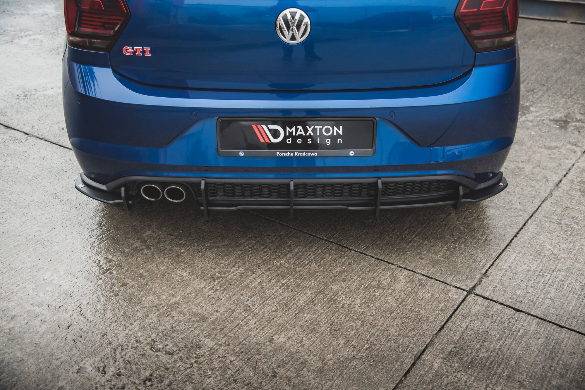 Street Pro Heck Ansatz Diffusor passend für VW Polo GTI Mk6