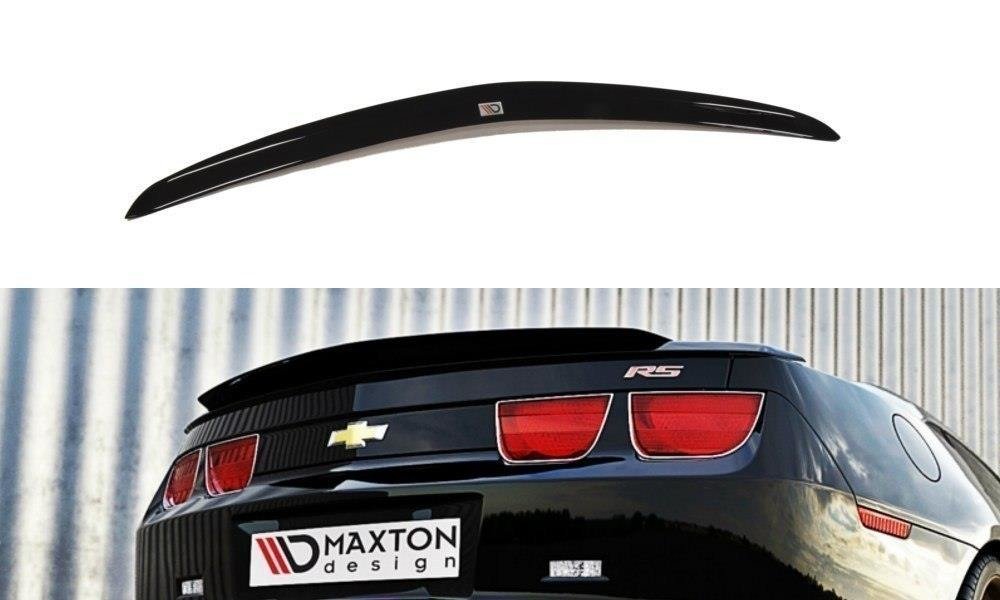 Spoiler CAP für Chevrolet Camaro SS Mk5 schwarz Hochglanz