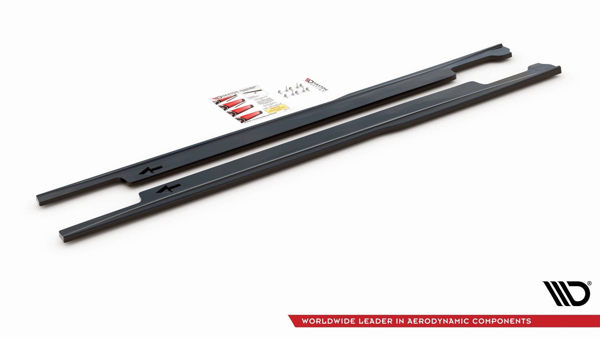 Street+ Seitenschweller Leisten V.2 passend für Honda Accord Mk7 Type-S schwarz Hochglanz