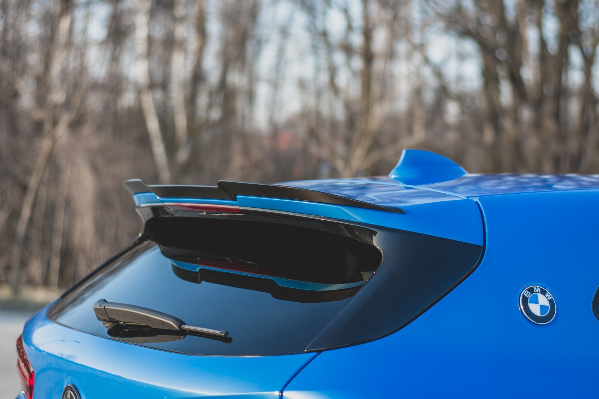 Spoiler CAP für BMW X2 F39 M-Paket schwarz Hochglanz