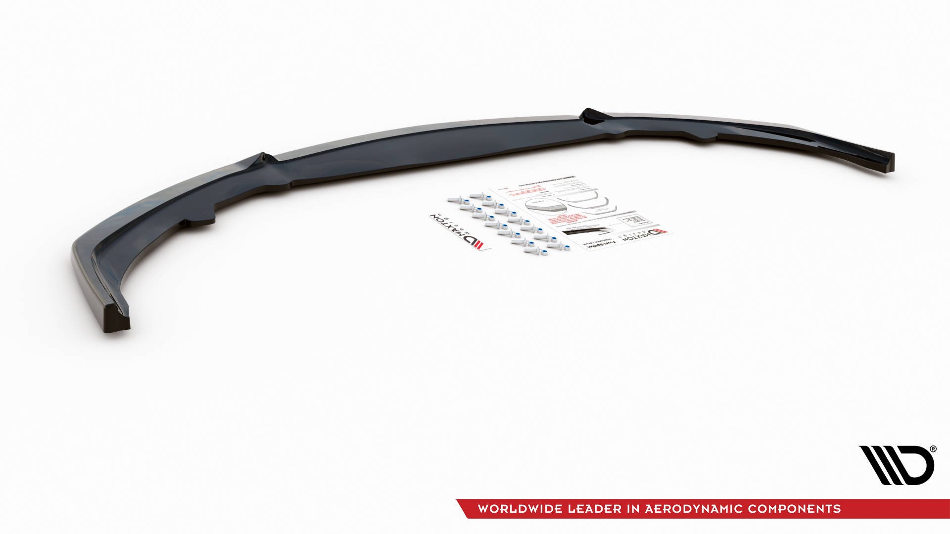 Street+ Spoilerlippe Front Ansatz V.1 passend für Lexus IS F Mk2 schwarz Hochglanz