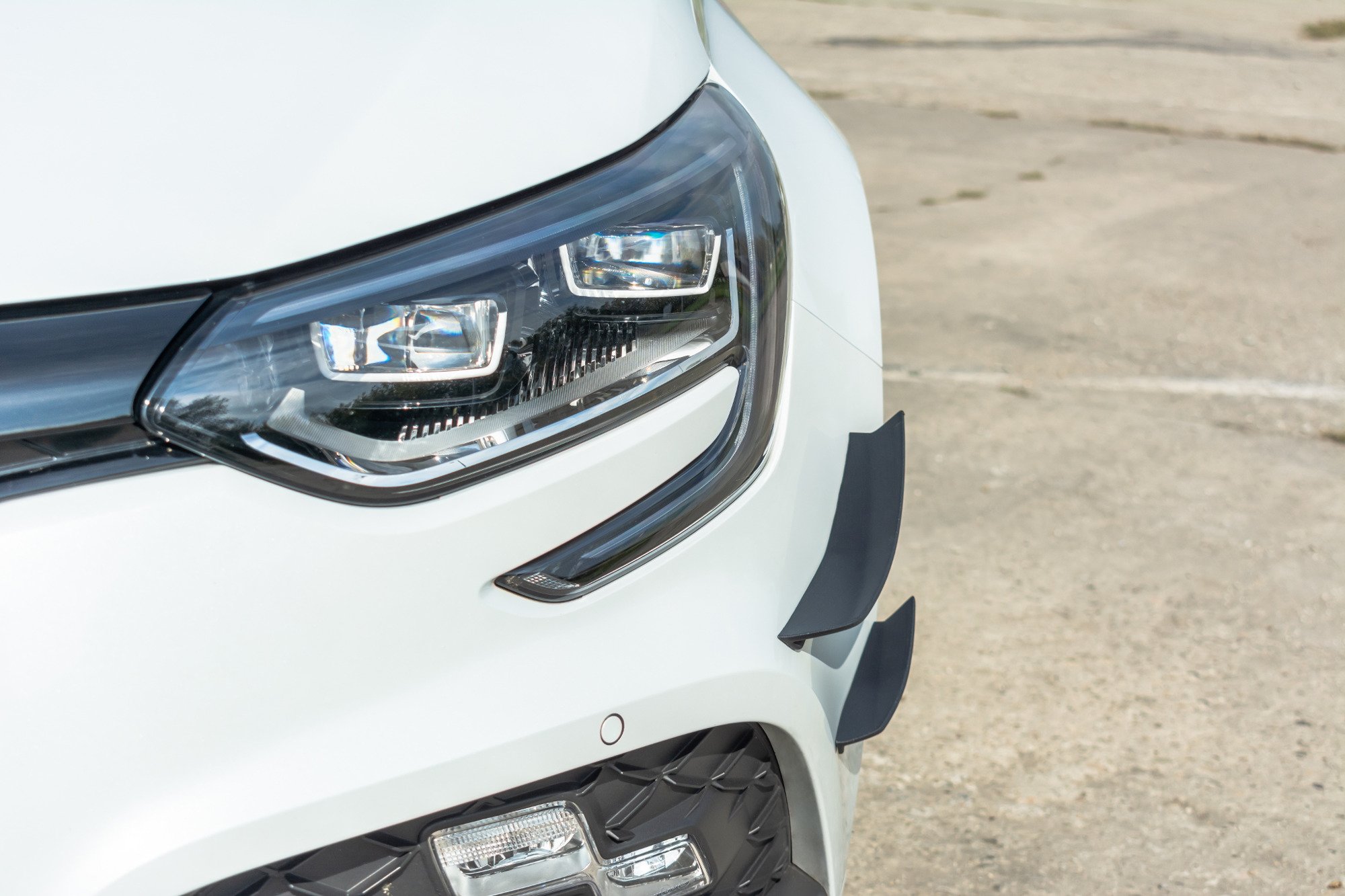 Stoßstangen Flaps Wings vorne Canards für Renault Megane IV RS