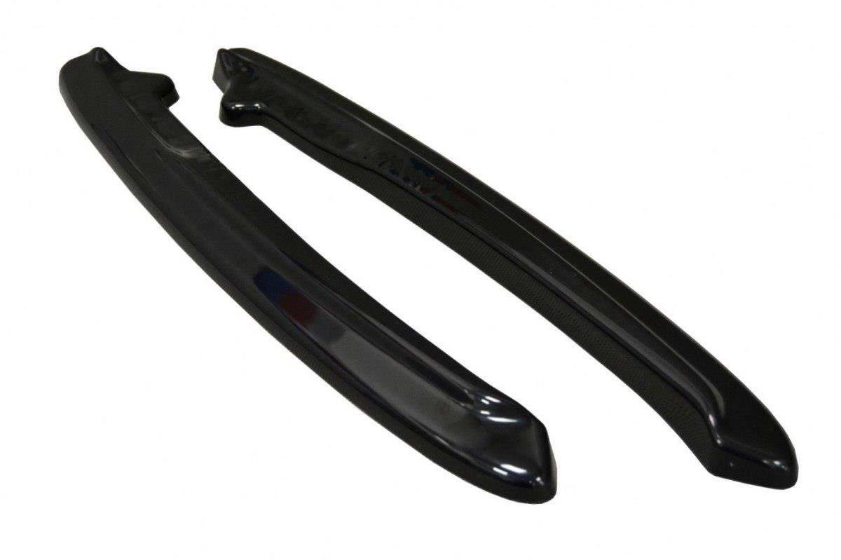 Heck Ansatz Flaps Diffusor für Lexus IS Mk3 Facelift T schwarz Hochglanz