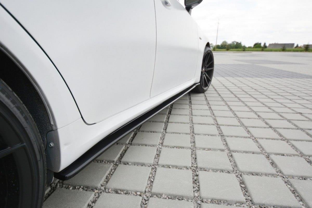 Seitenschweller Ansatz für Lexus IS F-Sport Mk2 XE20 Facelift schwarz Hochglanz