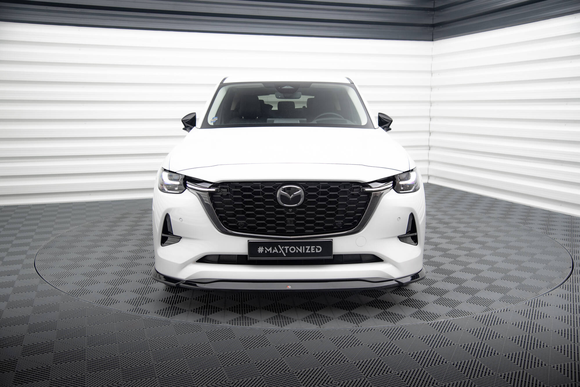 Street+ Spoilerlippe Front Ansatz V.2 passend für Mazda CX-60 Mk1 schwarz Hochglanz