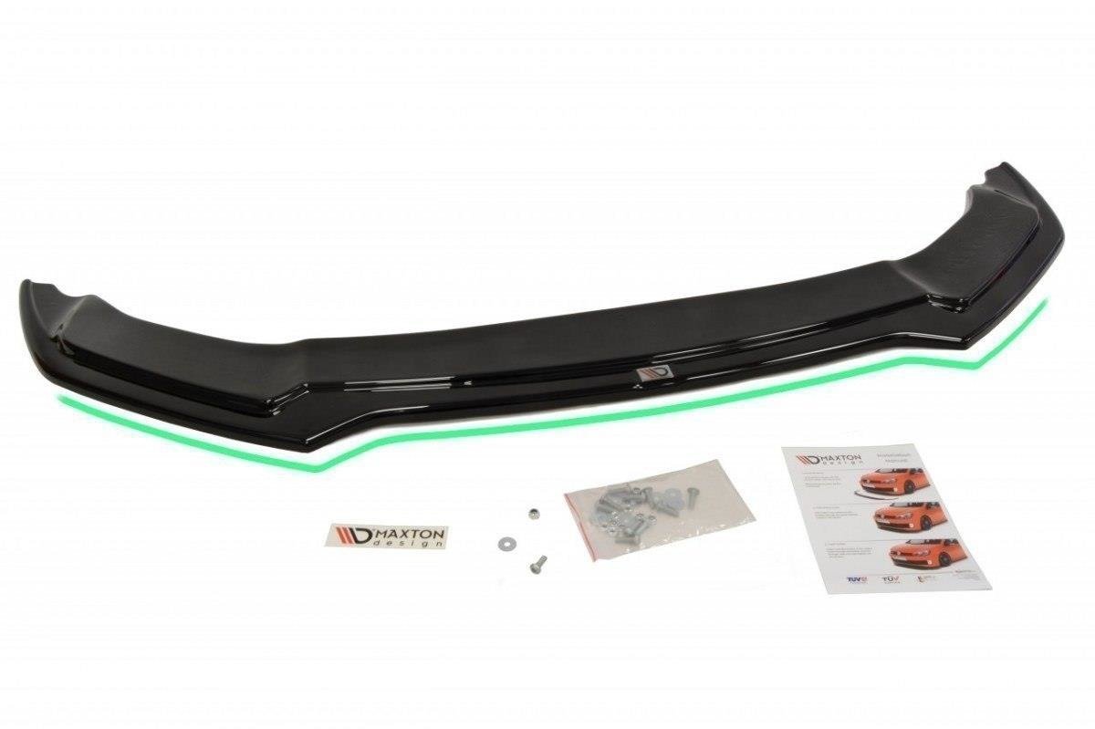 Street+ Spoilerlippe Front Ansatz V.2 passend für Audi TT RS 8J schwarz Hochglanz