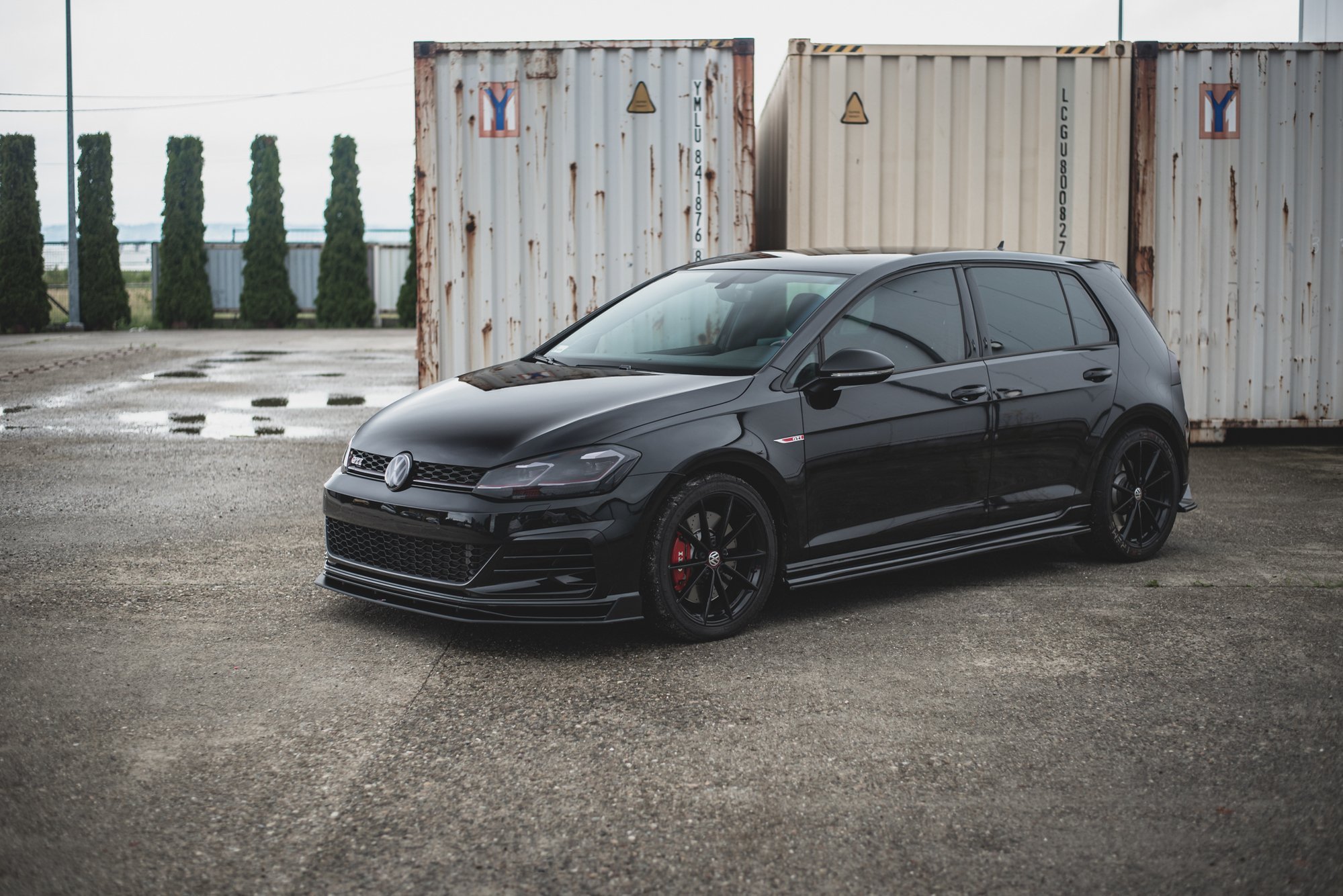 Street Pro Front Ansatz für / Frontansatz VW Golf 7 GTI TCR