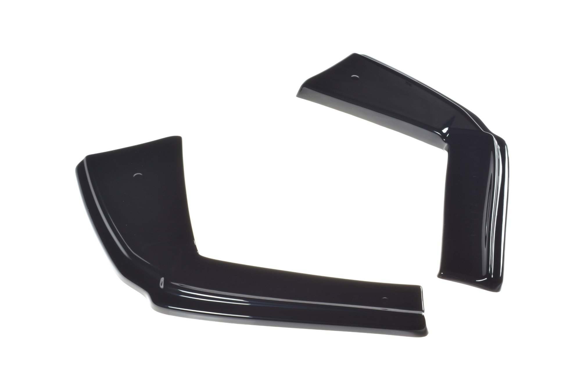 Heck Ansatz Flaps Diffusor für ALFA ROMEO GIULIA VELOCE schwarz Hochglanz