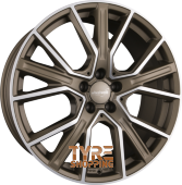 2DRV by WHEELWORLD WH34 Bronze Matt Poliert (BRP) Einteilig 19 Zoll