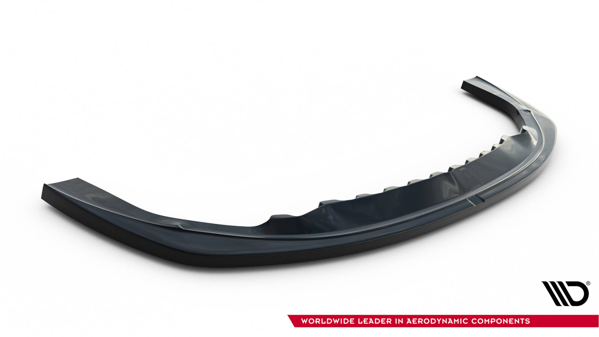 Street+ Spoilerlippe Front Ansatz passend für Renault Megane 3 RS V.1 schwarz Hochglanz