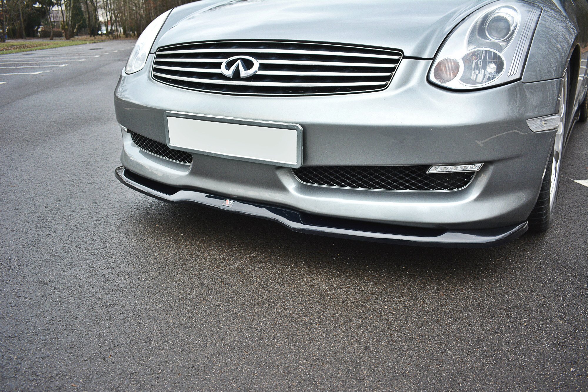 Frontlippe V.1 passend für INFINITI G35 Coupe schwarz matt