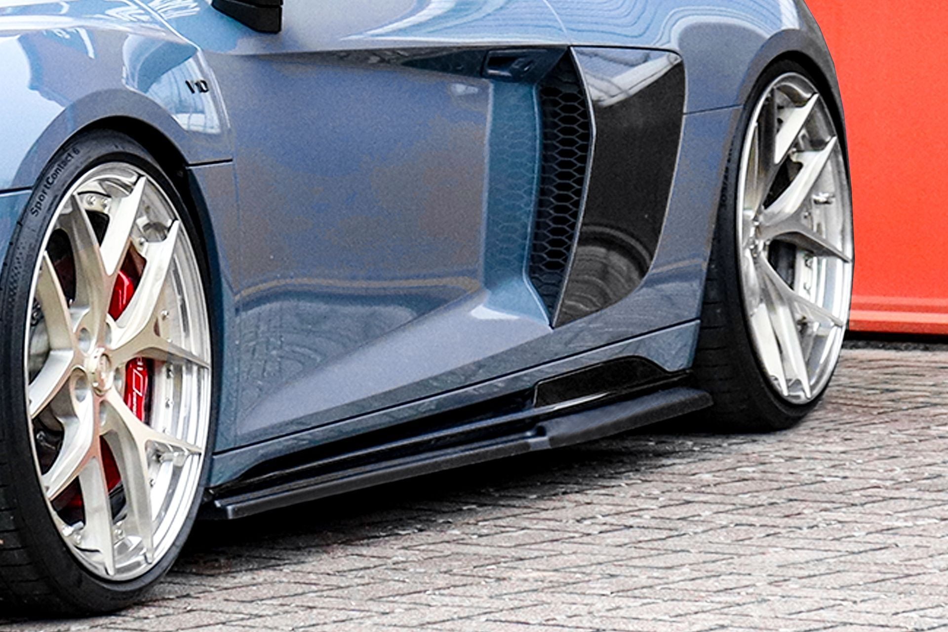 Cup Seitenschweller für Audi R8 4S Facelift ab Bj. 2019 - (Schwarz Matt)