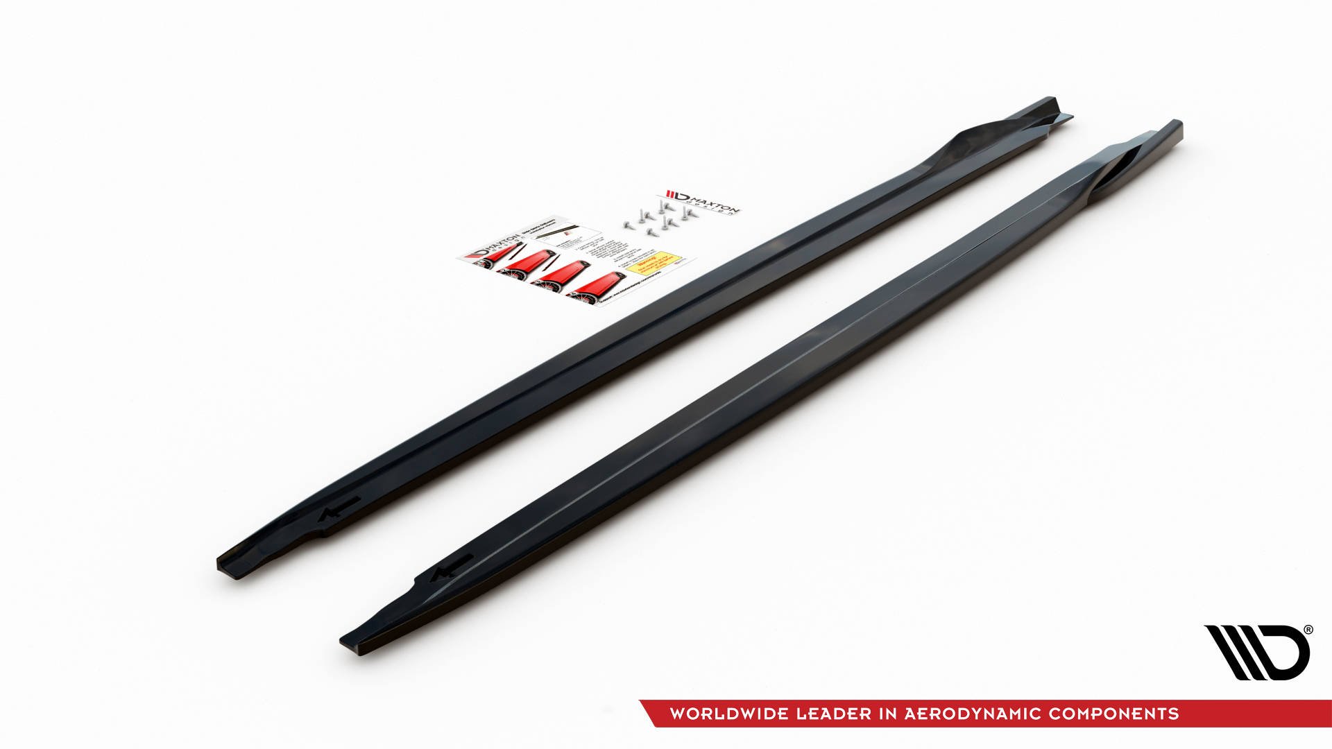 Street+ Seitenschweller Leisten passend für VW Up GTI schwarz Hochglanz