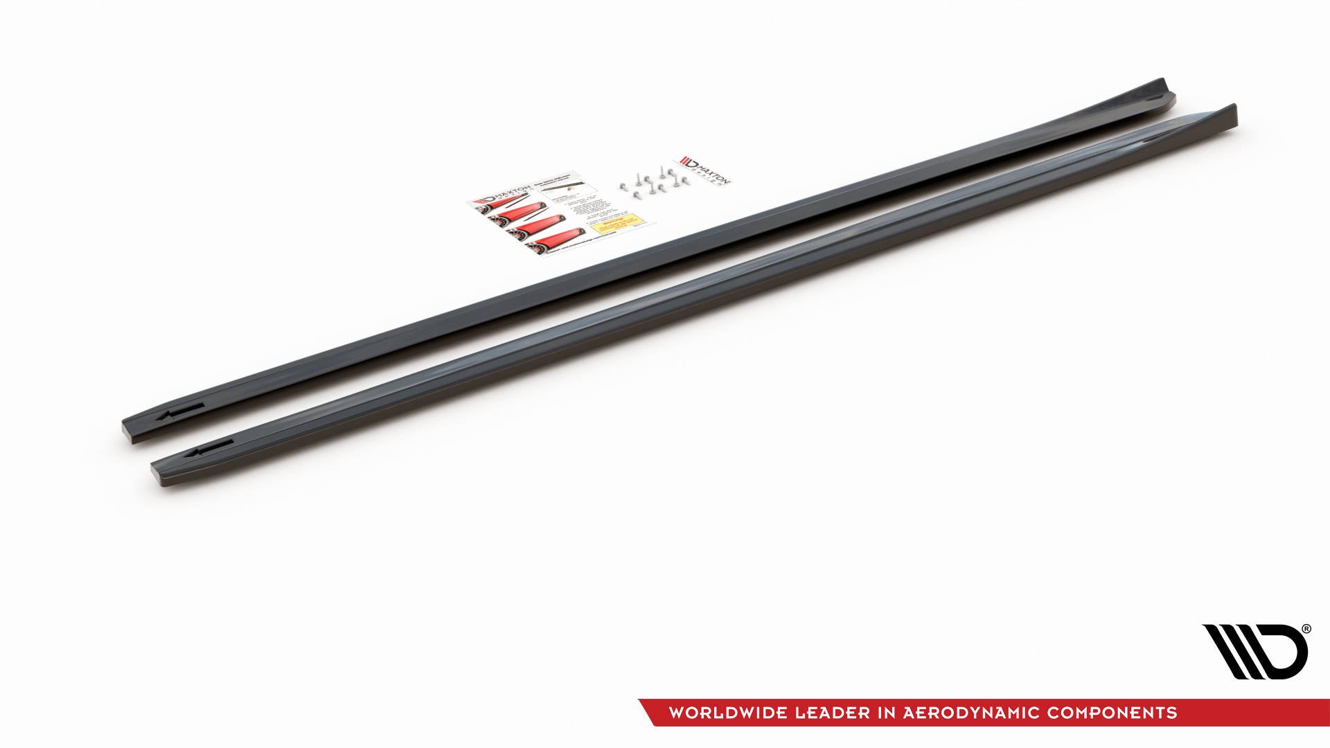 Seitenschweller Ansatz für V.4 VW Golf 7 R / R-Line Facelift Carbon Look
