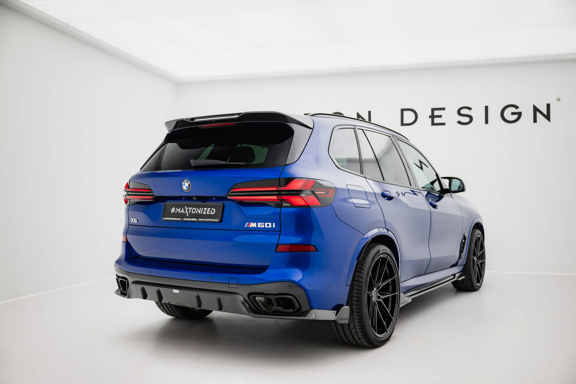 Carbon Fiber Heck Ansatz Diffusor passend für BMW X5 M-Paket G05 FL