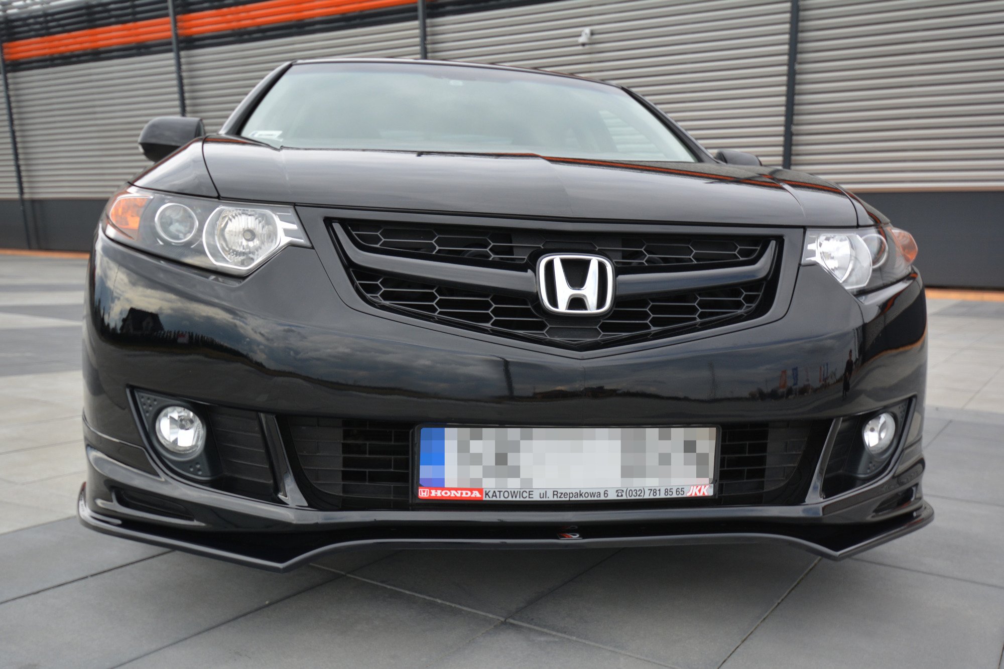 Front Ansatz für HONDA ACCORD MK.8 TYPE-S CU-Serie vor Facelift SEDAN Carbon Look