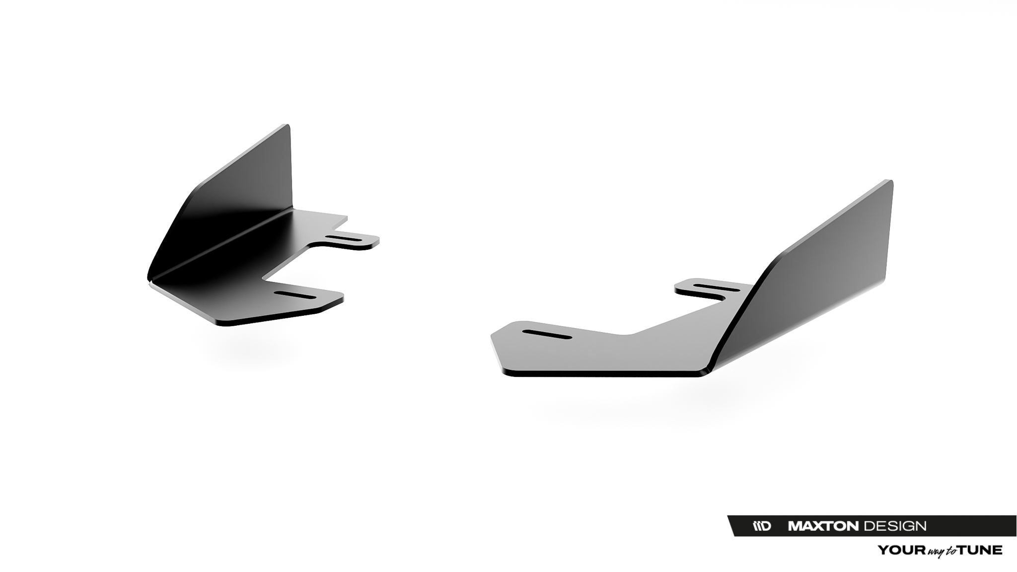 Front Stoßstange Flaps passend für CUPRA Leon ST / Hatchback Mk1 FL schwarz Hochglanz