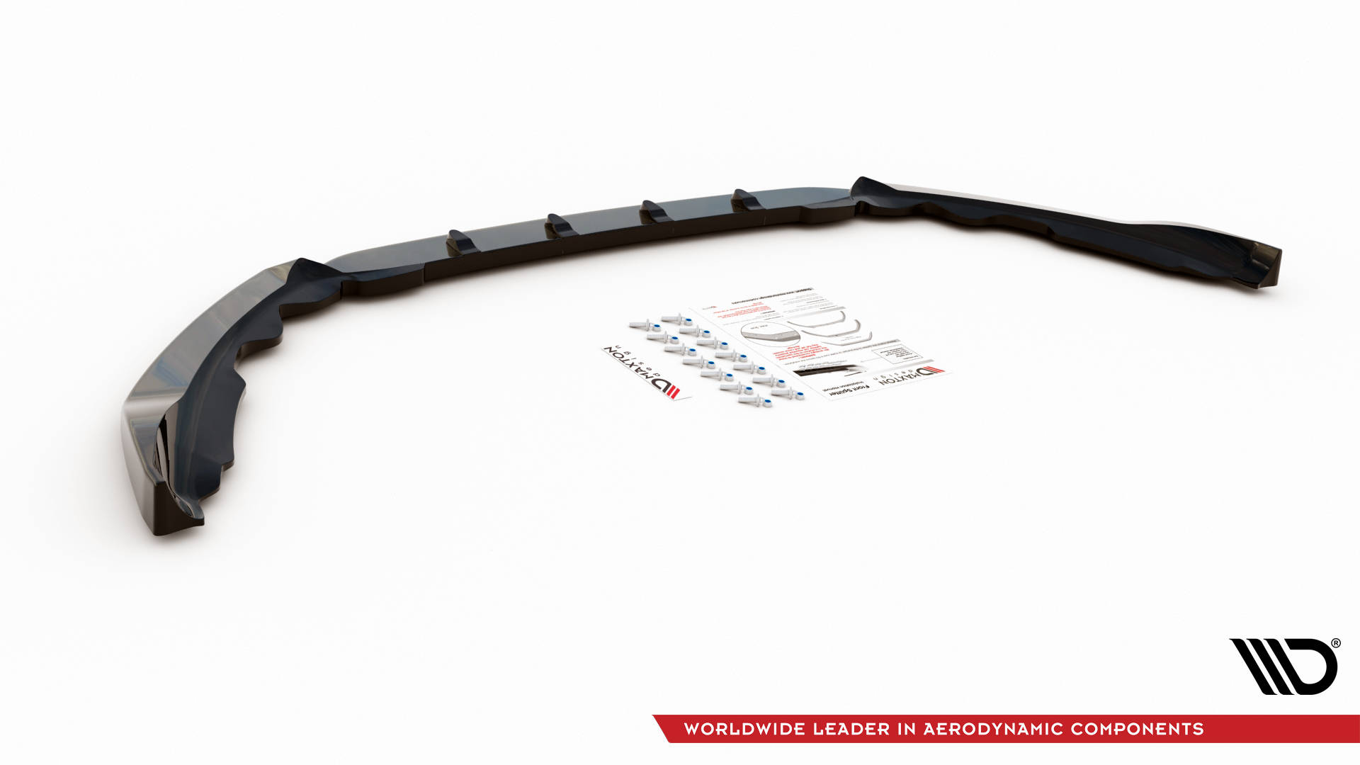 Street+ Spoilerlippe Front Ansatz passend für Ford Mondeo Mk5 schwarz Hochglanz