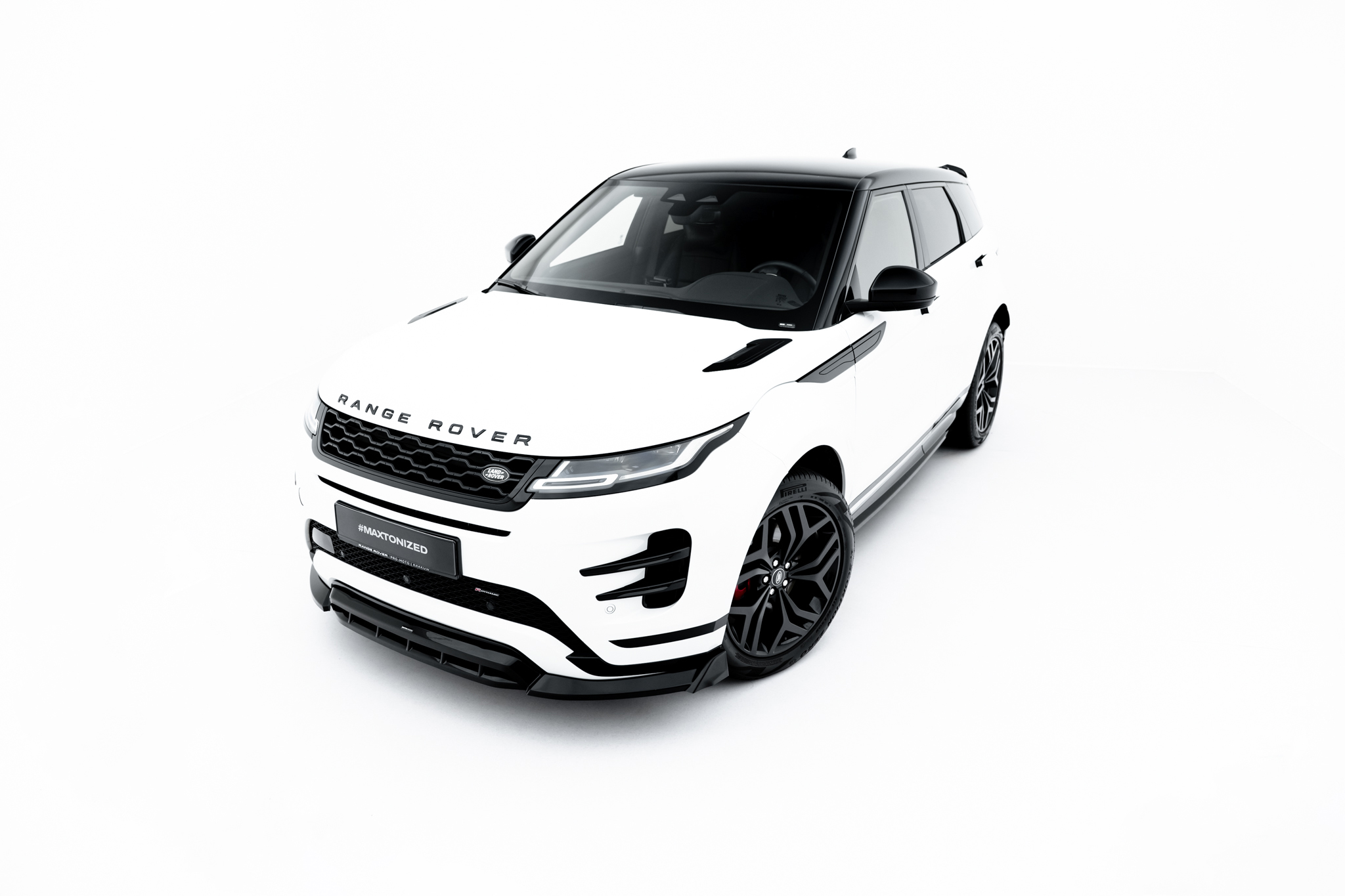 Frontlippe passend für Land Rover Range Rover Evoque Dynamic Mk2 schwarz Hochglanz