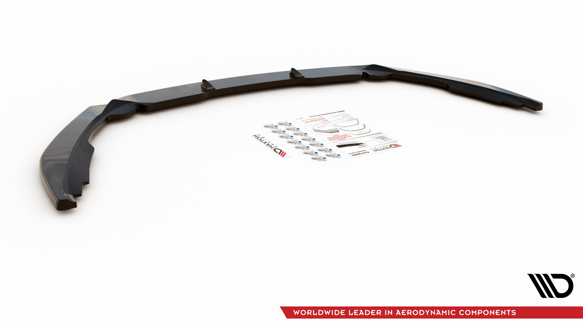 Street+ Spoilerlippe Front Ansatz V.2 passend für Ford Mondeo ST-Line Mk5 FL schwarz Hochglanz