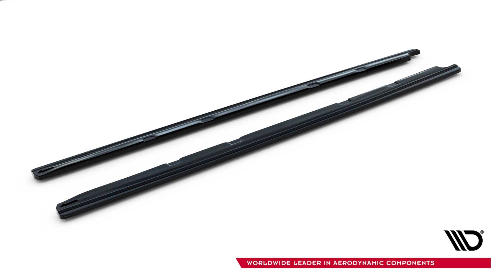 Street+ Seitenschweller Leisten V.2 passend für Seat Leon Mk3 CUPRA/ FR FL schwarz Hochglanz
