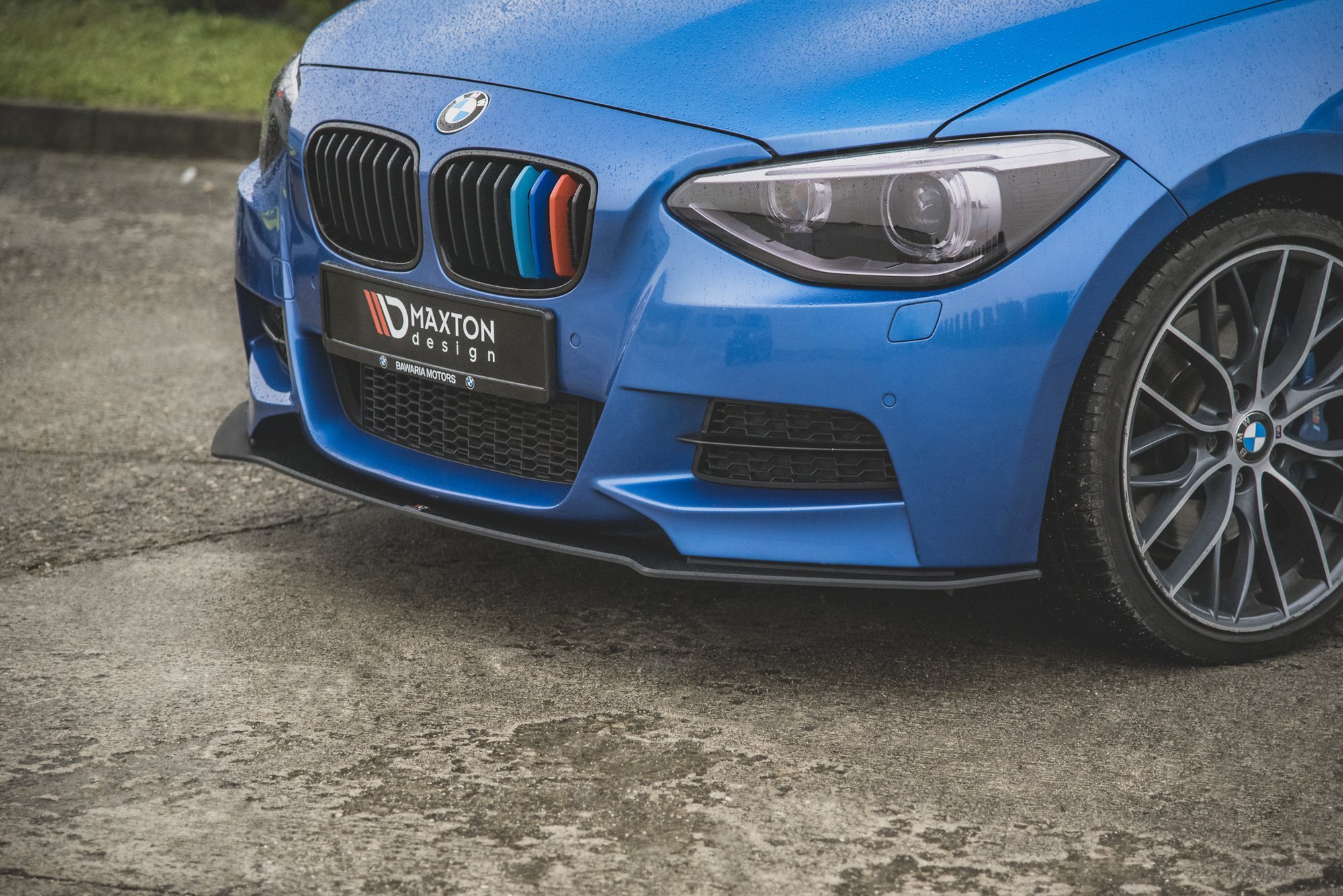 Street Pro Spoilerlippe Front Ansatz passend für BMW M135i F20 rot