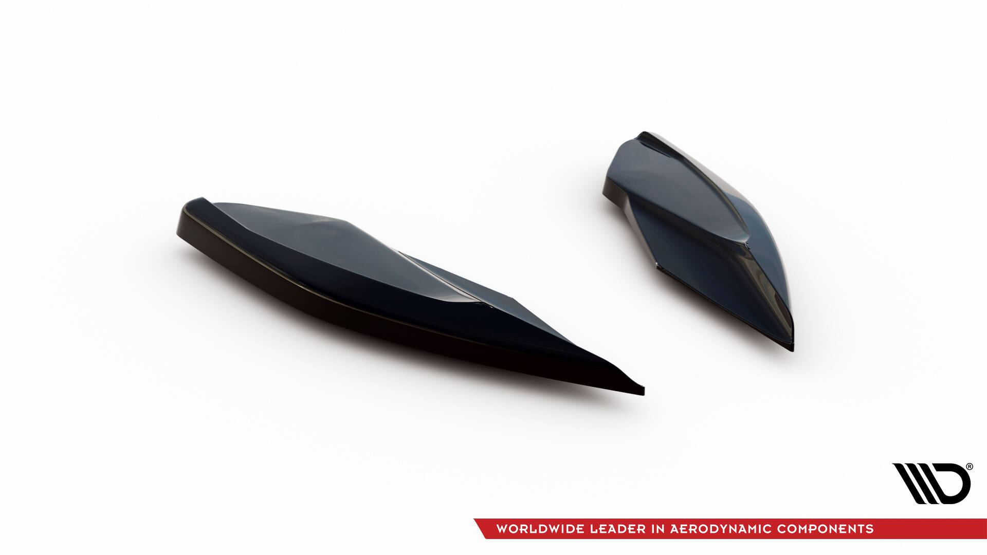 Diffusor Flaps V.2 passend für CUPRA Leon Hatchback Mk1 schwarz Hochglanz