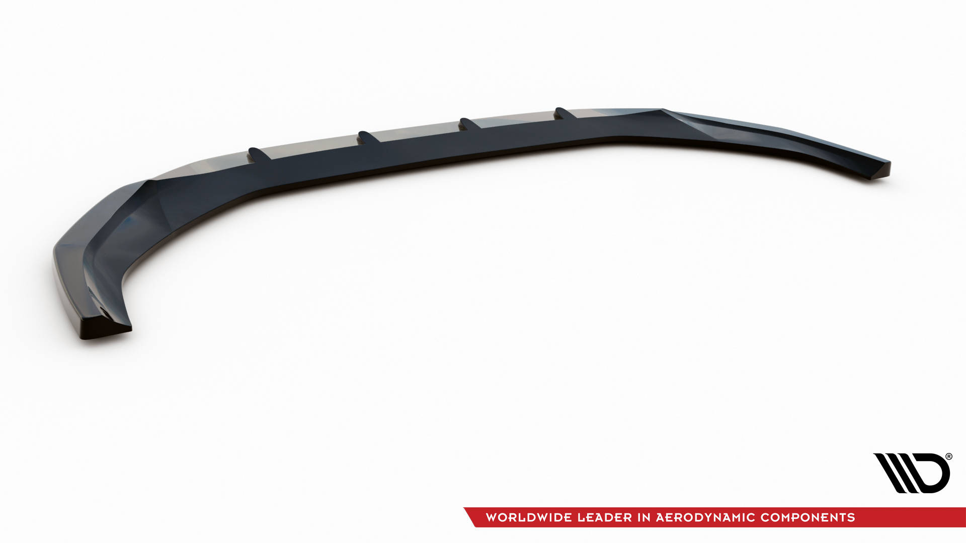 Street+ Spoilerlippe Front Ansatz V.2 passend für Audi A4 B9 FL schwarz Hochglanz