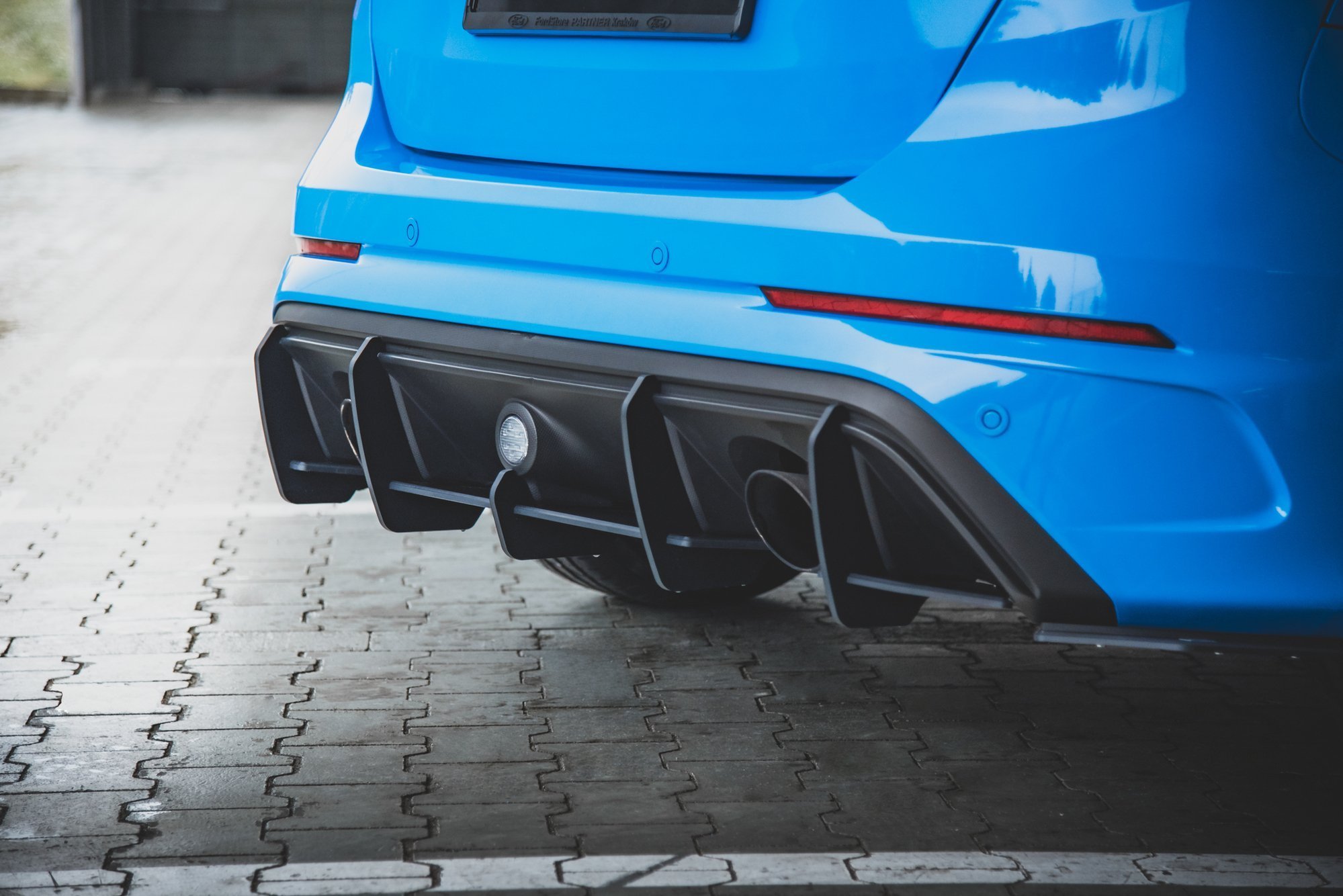 Street Pro Heckschürze Heck Ansatz Diffusor V.1 passend für Ford Focus RS Mk3