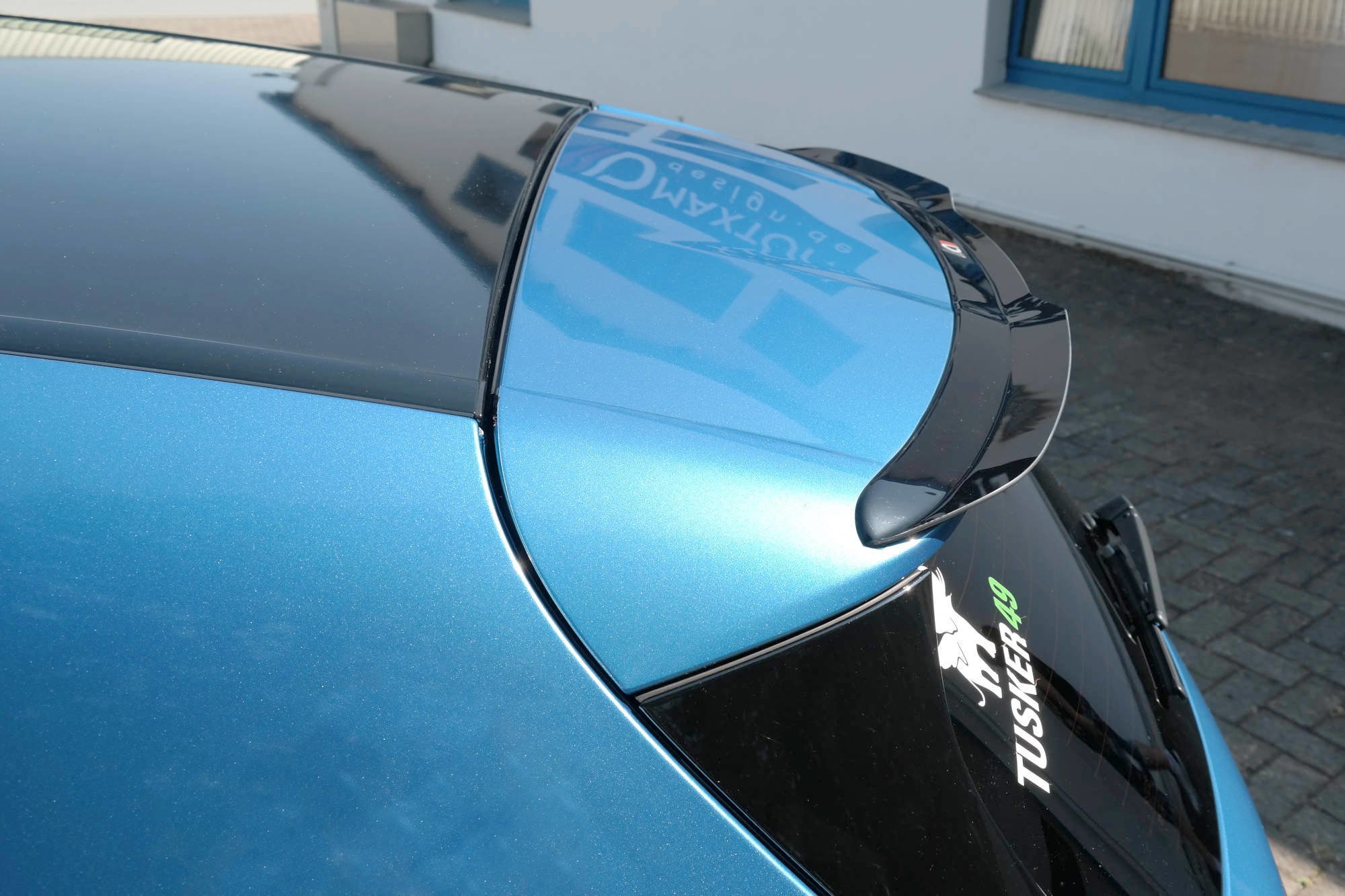 Spoiler CAP für Mercedes-Benz A W176 schwarz matt