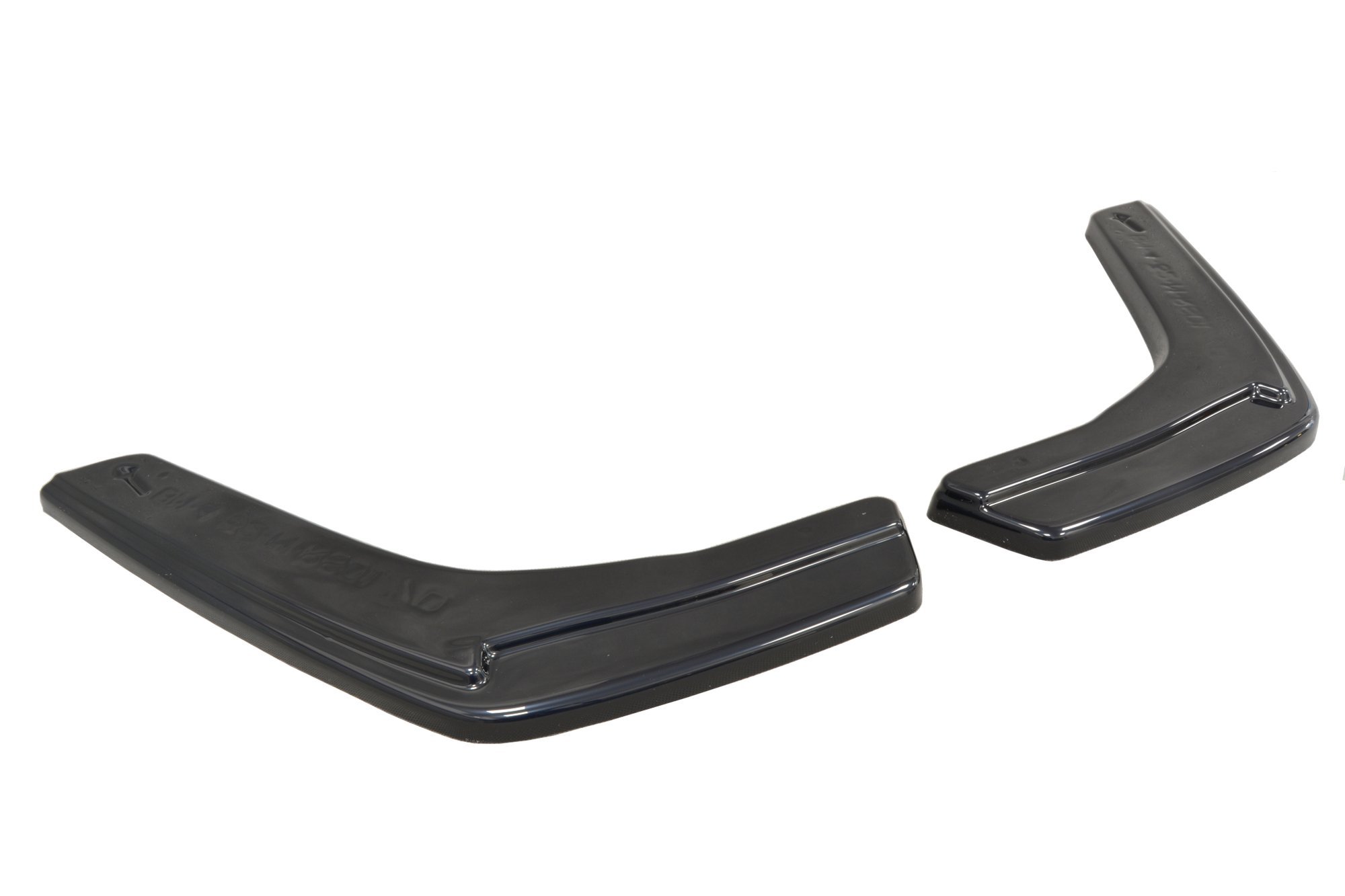 Heck Ansatz Flaps Diffusor V.1 für BMW M4 F82 schwarz Hochglanz