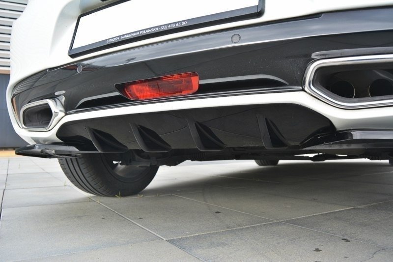 Street+ Heck Ansatz Diffusor passend für CITROEN DS5 schwarz Hochglanz