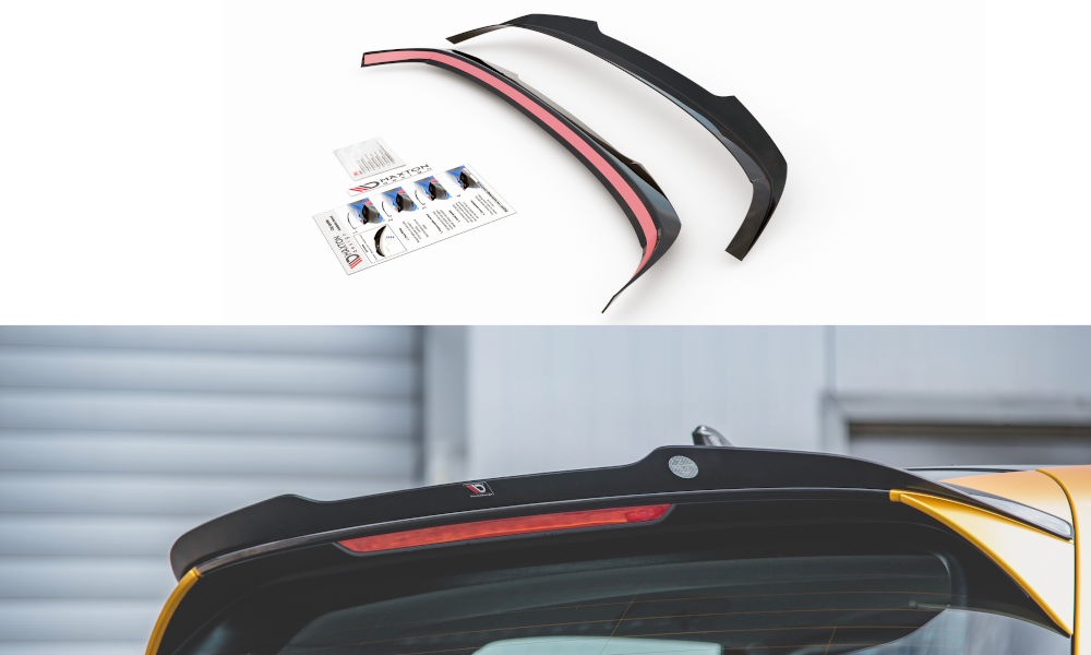 Spoiler CAP V.2 für VW Golf Mk8 Facelift schwarz Hochglanz