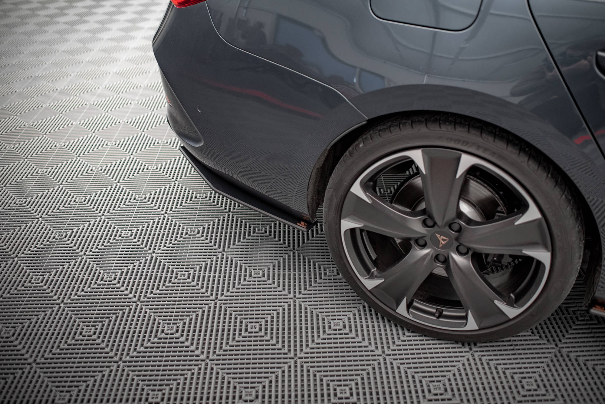 Diffusor Flaps passend für CUPRA Leon ST Mk1 schwarz matt