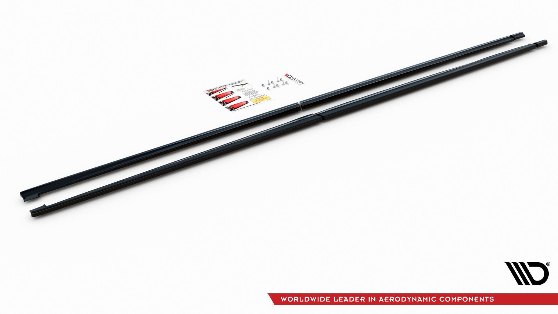 Street+ Seitenschweller Leisten passend für Mercedes V-Klasse Long AMG-Line W447 schwarz Hochglanz