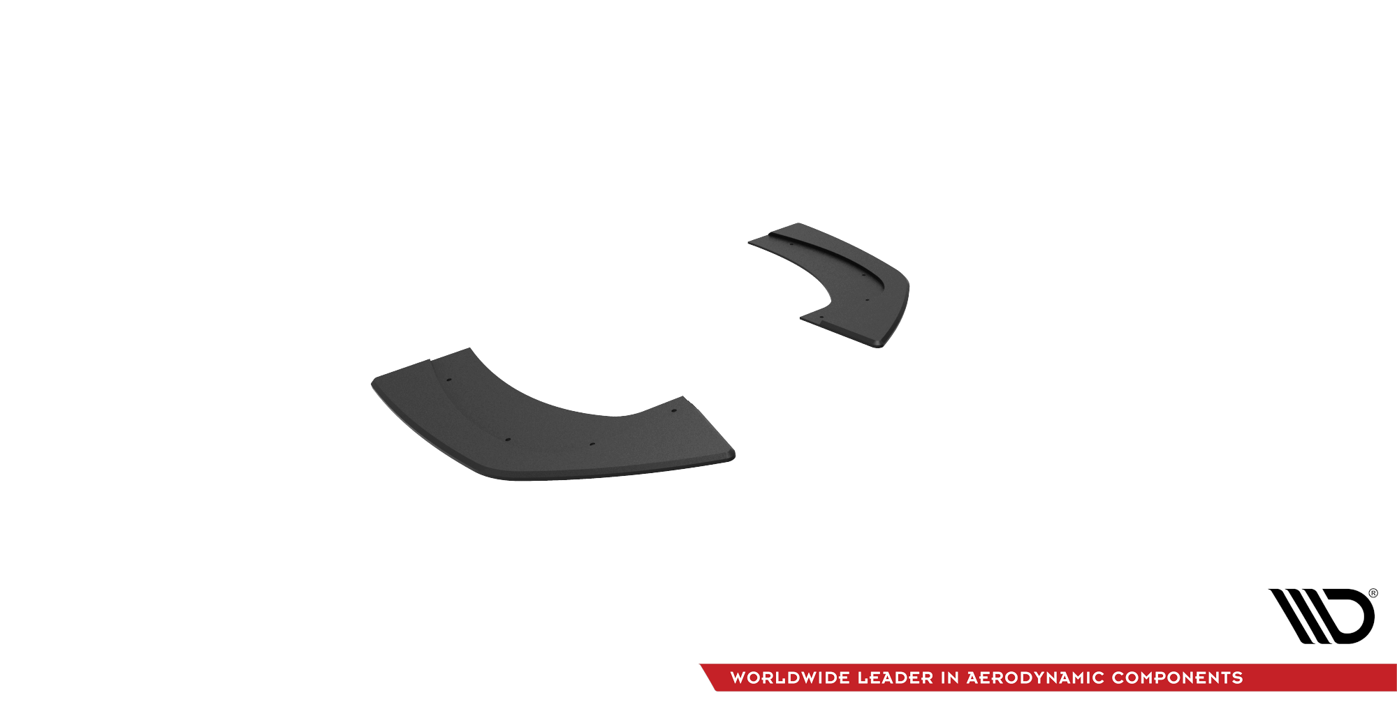 Street Pro Heck Ansatz Flaps passend für Hyundai I30 N Fastback Mk3 rot