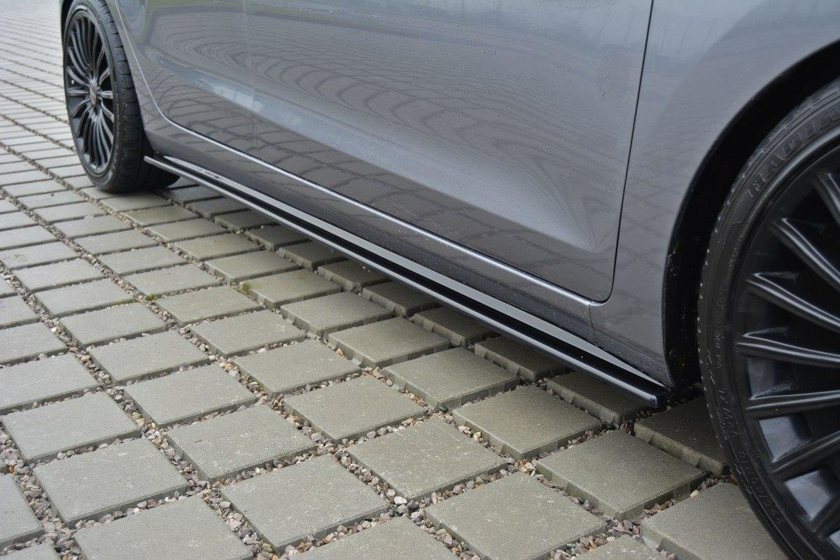 Seitenschweller Ansatz für Hyundai i30 Mk2 schwarz Hochglanz
