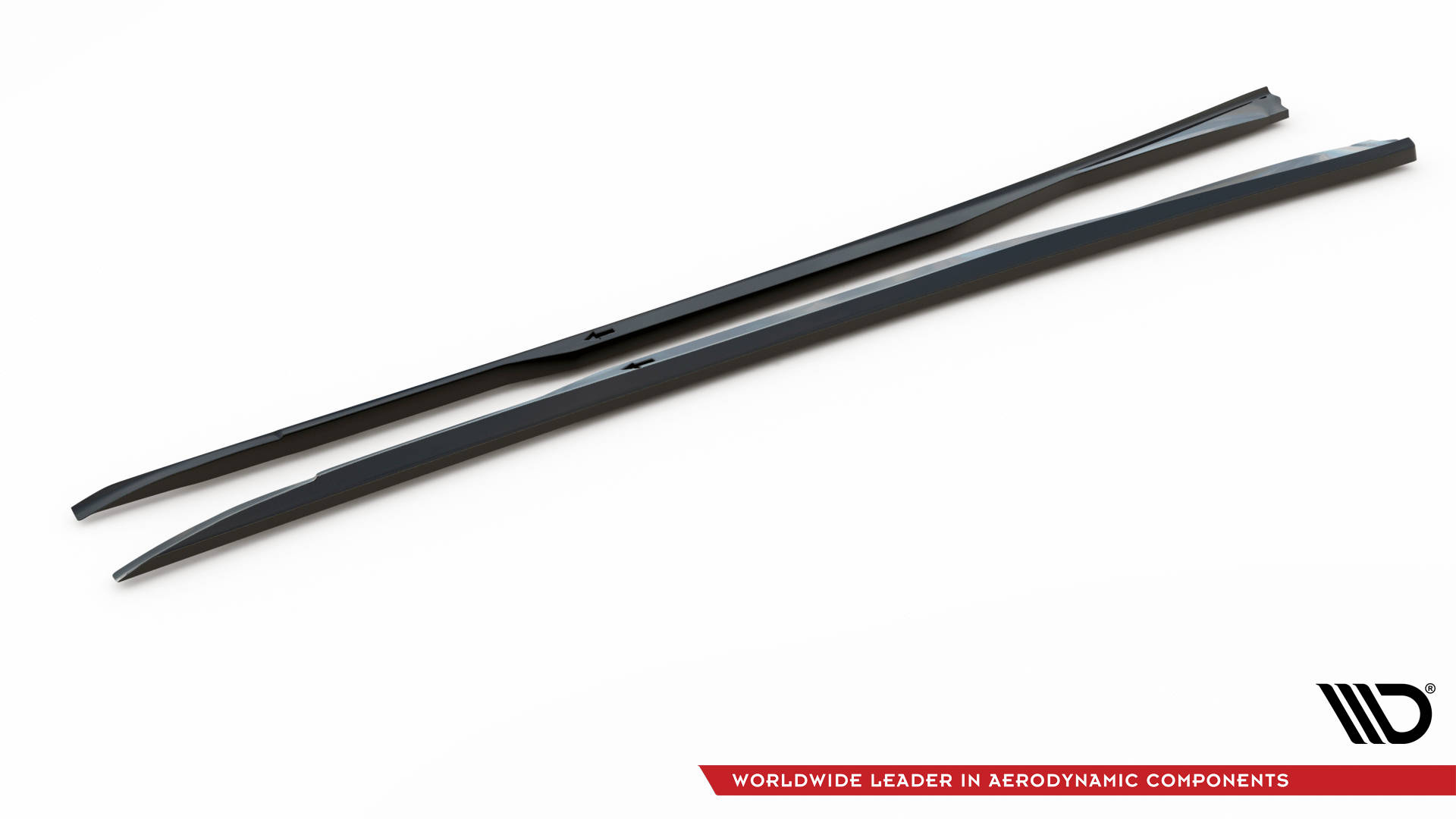 Seitenschweller Ansatz Paar V.1 passend für Infiniti Q50 S Mk1 schwarz Hochglanz