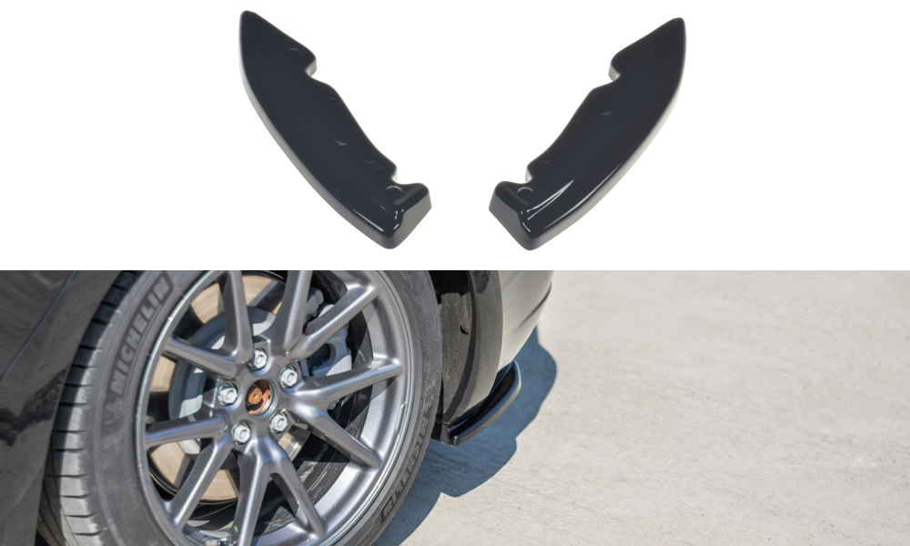 Diffusor Flaps passend für Tesla Model 3 schwarz matt