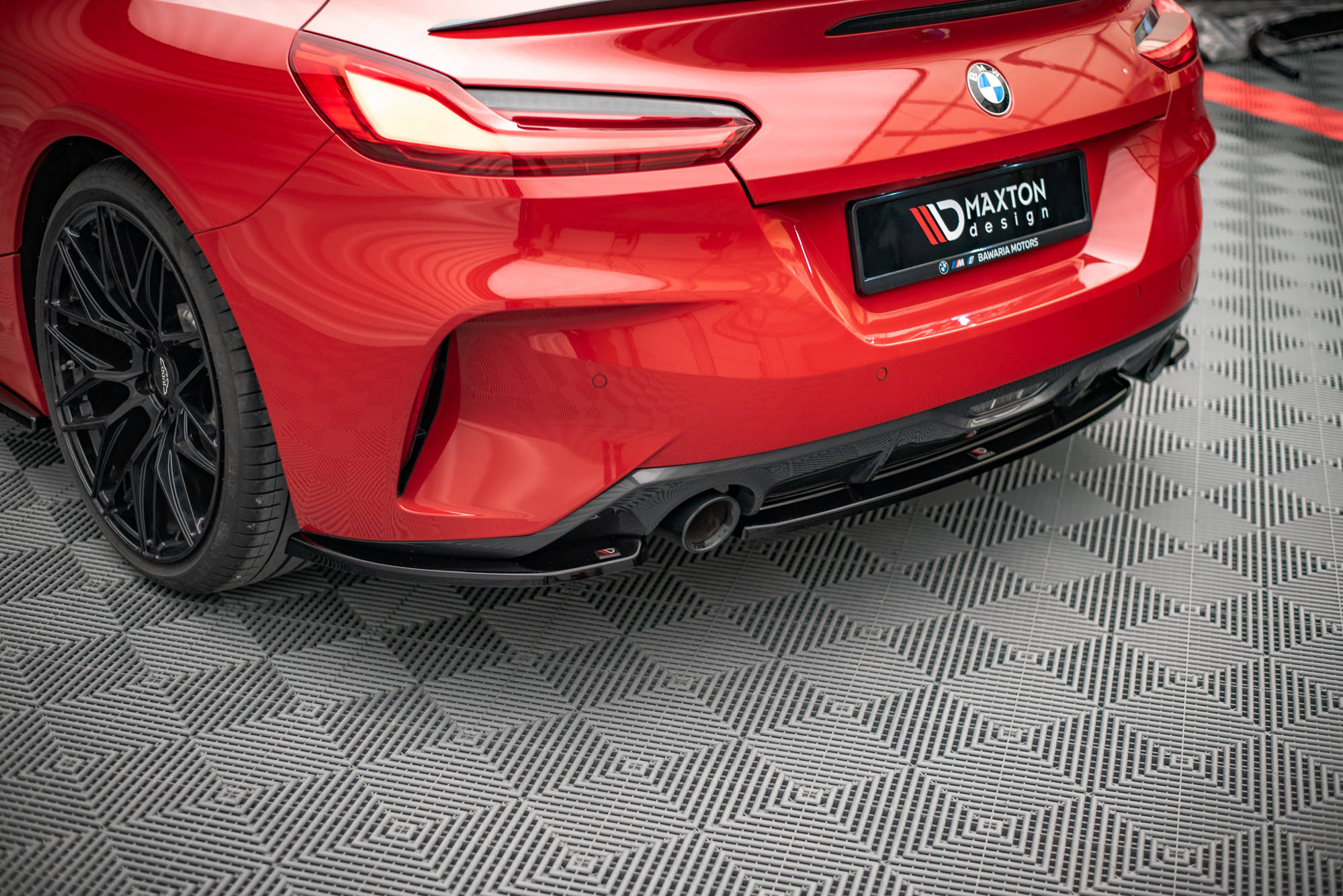 Street+ Heck Ansatz Flaps passend für BMW Z4 M-Paket G29 schwarz Hochglanz