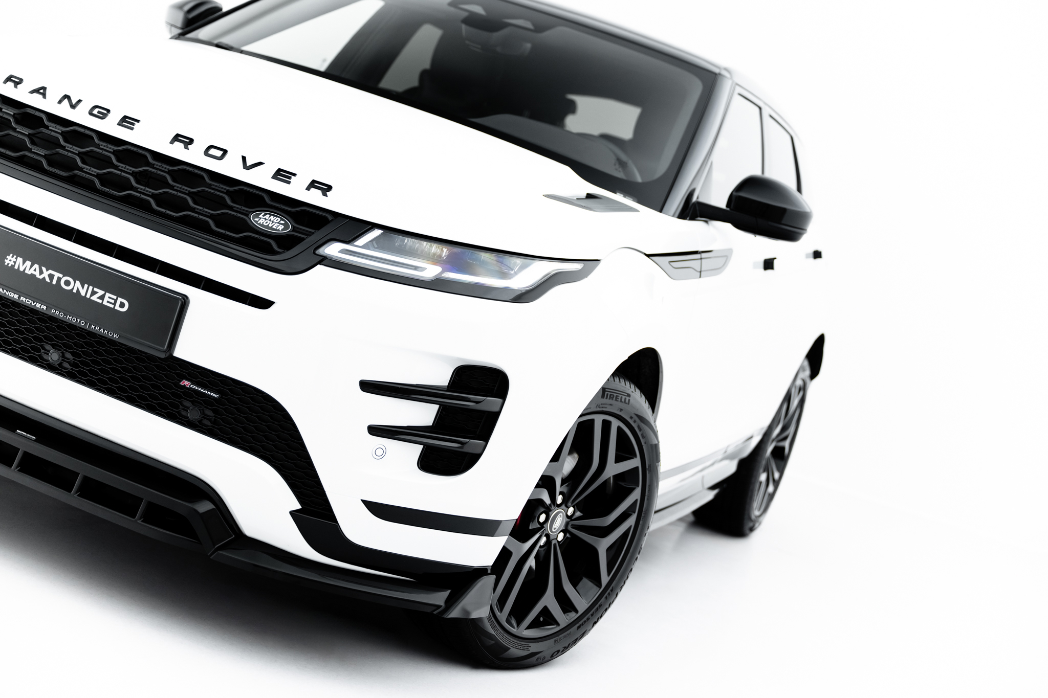 Frontlippe passend für Land Rover Range Rover Evoque Dynamic Mk2 schwarz Hochglanz